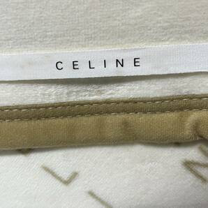 CELINE セリーヌ マカダム ロゴ 綿毛布 140×200cm 西川産業 ベージュの画像3