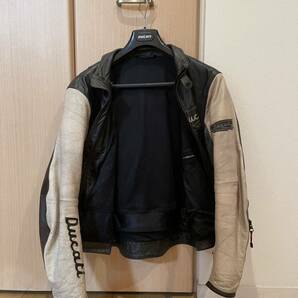 ダイネーゼ / DUCATI ドゥカティ レザージャケット ライダースジャケット 48サイズ Mサイズの画像3