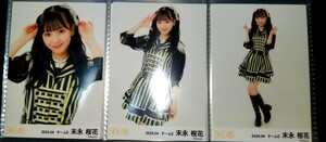 即決あり 末永桜花 SKE48 2024年 4月 月別 チーム別 ランダム 生写真 3種 コンプ RESET 衣装 4月25日到着