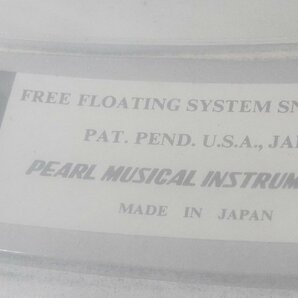 ☆ Pearl スネアドラム FREE FLOATING フリーフローティング SYSTEM Steel Shell ☆中古☆の画像9