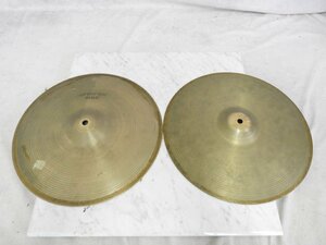 * Zildjian Jill Jean TOP NEW BEAT HI HAT TOP/BOTTOM 2 pieces set * used *