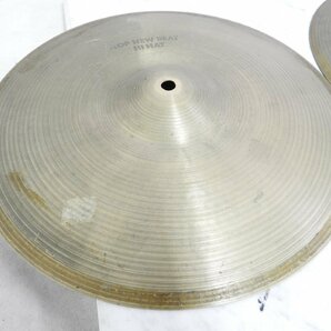 ☆ Zildjian ジルジャン TOP NEW BEAT HI HAT TOP/BOTTOM 2枚セット ☆中古☆の画像2