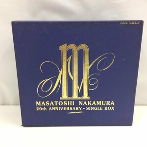 f052*80 【傷汚れ有】 中村雅俊 20th ANNIVERSARYBOX CD