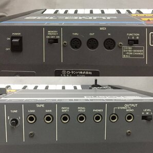 f146*180 【現状品】 ROLAND ローランド JUNO-106 ポリフォニックシンセサイザー アナログシンセサイザー Q55582 A843G531002の画像4