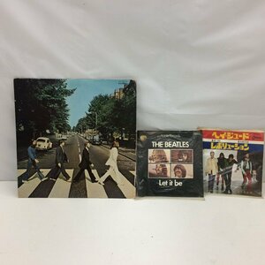 f300*80 【傷汚れ有】 レコード　The Beatles(ビートルズ) Abbey Road / Hey Jude / Let it be
