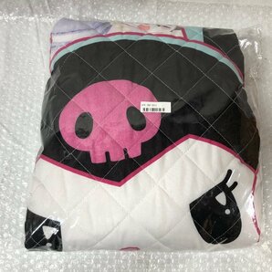 k157*80 【未使用品】 KUROMI'S PRETTY JOURNEY クロミ もこもこブランケット 約75cm×120cm プライズの画像1