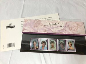 k294□ 【未使用品】 DIANA ダイアナ妃 PRINCESS OF WALES 1961-1997 追悼記念切手 5種