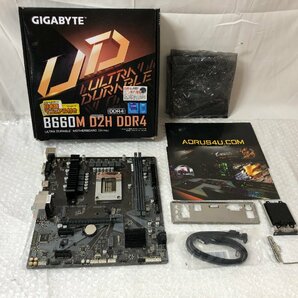k155*80 【現状品】 未検品 GIGABYTE B660M D2H DDR4 マザーボード ジャンクの画像1