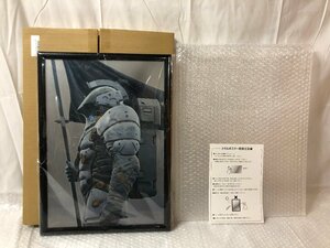 k103*120 [ unused goods ]kojima production lot A.LUDENS metal graph .A3 panel 