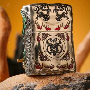 定価11.5万円 Zippo 孫悟空 真鍮製 斉天大聖 ライター ジッポー オイルライター 新品 喫煙グッズの画像2