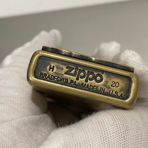 1円 ZIPPO ライター マルボロ Marlboroジッポ Zippoオイルライター真鍮製 中古品 喫煙グッズ ジッポー 火花確認済R67582の画像6