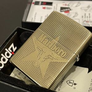 1円 未使用 ZIPPO ジッポライター マルボロ Marlboroオイルライターゴールドライター 真鍮製 新品の画像2