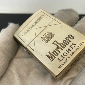 ZORRO 6面彫刻 未使用Marlboro オイルライター 真鍮 インサイドユニットも真鍮製 喫煙具 の画像2