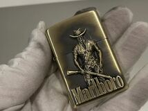 1円 ZIPPO ライター マルボロ Marlboroジッポ Zippoオイルライター真鍮製 中古品 喫煙グッズ ジッポー 火花確認済R67548_画像1