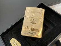 ZORRO 6面彫刻 未使用Marlboro オイルライター 真鍮 インサイドユニットも真鍮製 喫煙具 _画像3