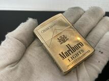 ZORRO 6面彫刻 未使用Marlboro オイルライター 真鍮 インサイドユニットも真鍮製 喫煙具 _画像1