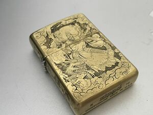 1円 ZIPPO 関羽 雲長 ライター ジッポ Zippoオイルライター真鍮製 中古品 喫煙グッズジッポー 火花確認済 E9786