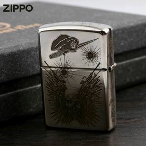 1円 新品 The Expendables ライター ZIPPO 6面加工 新品 エクスペンダブルズ ジッポー オイルライター 真鍮製 未使用 シルバーの画像2