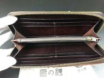 【店長オススメ!】イタリアン 手染 メンズ ハンドメイド長財布 本革レザー ウォレット牛ヌメ革 手縫い ラウンドファスナー 長財布 キャメル_画像10