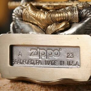 1円 定価11.5万円 Zippo 孫悟空 真鍮製 斉天大聖 ライター ジッポー オイルライター 新品の画像8