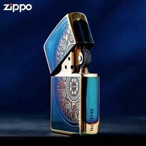 1円 Zippo 燻製 航海図 真鍮製 ライター ジッポー オイルライター 新品 喫煙グッズ_画像4