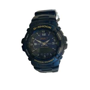 ★中古・オススメ品★ CASIO カシオ G-SHOCK Gショック G-100 2327 全日空ANA コラボ 限定モデル ネイビー文字盤 腕時計　CNKH0409-7