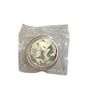 ★希少品★中国パンダ銀貨 2005年中華人民共和国パンダ10元 純銀 記念硬貨 未使用 極美品 入手困難 収蔵品放出 コレクション　CNTS0415-2