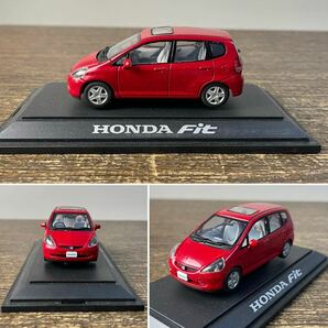 Honda Fit ホンダ フィット レッド ミニカー コレクション おもちゃ 玩具 車 乗用車 フィット の画像3