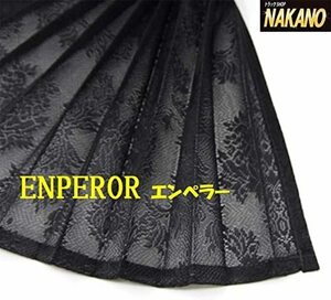 トラック用 レースサイドカーテン 四角 ENPEROR (エンペラー）ブラック お洒落なオスカー柄 1000×800ｍｍ 