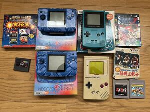 ネオジオポケット　２台　ゲームボーイ　2台　ソフト6本　NEOGEO POKET GAME BOY COLOR