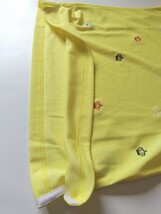 St.Christopher レディース40 セント クリストファー ゴルフ クラウン刺繍 半袖 ポロシャツ M相当 イエロー 日本製 正規品_画像8