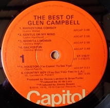 GLEN CAMPBELL「THE BEST OF GLEN CAMPBELL」米ORIG [CAPITOL] シュリンク美品_画像5