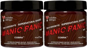 新品 送料無料 2個 マニックパニック カラークリーム コットン コブラ Manic panic ヘアカラーハーブ入り ヘアカラー