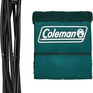 新品 送料無料 Coleman コールマン ハイバック ヒーリングチェアNX HB ボア グリーン 緑 サイドポケット 収納バック付き チェア 椅子 の画像2