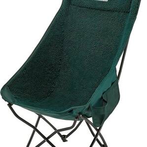 新品 送料無料 Coleman コールマン ハイバック ヒーリングチェアNX HB ボア グリーン 緑 サイドポケット 収納バック付き チェア 椅子 の画像1