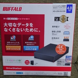 BUFFALO 外付けハードディスク(HDD) 4.0TB HD-LDS4.0U3-BA 【使用時間6212時間,電源投入回数12回】 ☆送料無料☆の画像2