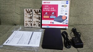 BUFFALO 外付けハードディスク(HDD) 4.0TB HD-LDS4.0U3-BA 【使用時間6212時間,電源投入回数12回】 ☆送料無料☆