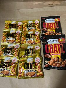 グリコ　クラッツ　ペッパーベーコン　焼もろこし　まとめて10袋セット　新品