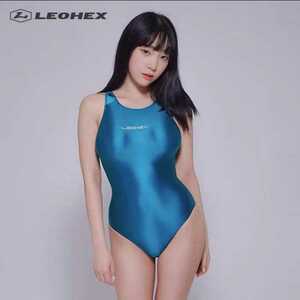 LEOHEX 純正品 セクシー エロカワ 光沢 ダーコイズブルー　高品質