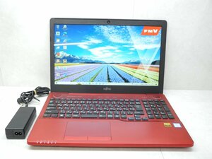 ☆1円☆第7世代☆富士通☆LIFEBOOK☆AH53/B2☆高解像度1920×1080☆Core i7 2.80Hz/8GB/1TB/BD/無線/Bluetooth/カメラ/Office/DtoD領域☆