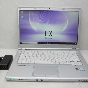 ☆1円スタート☆第6世代☆CF-LX5PDPVS.高解像度1920×1080.累積16120☆Core i5 2.40GHz/8GB/SSD256GB/無線/カメラ/Office/Win10 DtoD領域☆の画像1