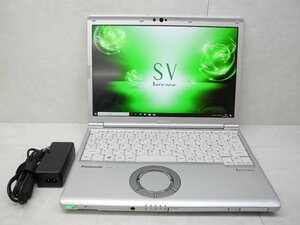 ☆1円☆第8世代☆CF-SV7RDAVS☆累積6660☆高解像度☆Core i5 1.70GHz/8GB/SSD256GB/Sマルチ/無線/Bluetooth/カメラ/Office/DtoD領域☆