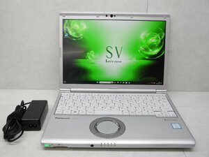 ☆1円スタート☆第8世代☆CF-SV7RDCVS.累積9890.高解像度☆Core i5 1.70GHz/8GB/SSD256GB/無線/Bluetooth/カメラ/Office/Win11 DtoD領域☆