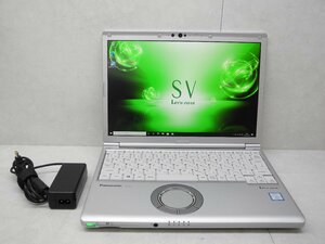 ☆1円☆第8世代☆CF-SV7RFCVS.累積12440.高解像度1920×1200☆Core i5 1.70GHz/8GB/SSD256GB/無線/Bluetooth/WAN/カメラ/Office/DtoD領域☆