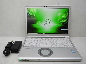 ☆1円☆第8世代☆CF-SV7TDHVS☆累積10130☆高解像度1920×1200☆Core i5 1.70GHz/8GB/SSD256GB/無線/Bluetooth/カメラ/Office/DtoD領域☆