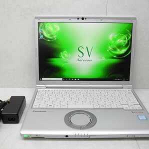 ☆1円☆第8世代☆CF-SV7RDAVS☆累積8800☆高解像度☆Core i5 1.70GHz/8GB/SSD256GB/Sマルチ/無線/Bluetooth/カメラ/Office/DtoD領域☆の画像1