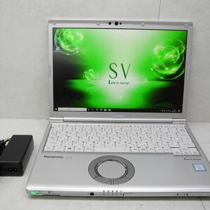 ☆1円☆第8世代☆CF-SV7RDAVS.累積9740.高解像度☆Core i5 1.70GHz/8GB/SSD256GB/Sマルチ/無線/Bluetooth/カメラ/Office/DtoD領域/難有り☆の画像1