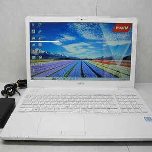 ☆1円☆第6世代☆富士通☆LIFEBOOK☆AH53/X☆高解像度1920×1080☆Core i7 2.60Hz/8GB/1TB/BD/無線/Bluetooth/カメラ/Office/DtoD領域☆の画像1