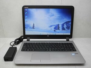 ☆1円スタート☆第6世代☆HP ProBook 450G3☆Core i3 2.30GHz/4GB/500GB/Sマルチ/無線/Bluetooth/カメラ/Office/Windows 11 Pro DtoD領域☆