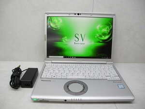 ☆1円☆第8世代☆CF-SV7TDHVS☆累積9750☆高解像度1920×1200☆Core i5 1.70GHz/8GB/SSD256GB/無線/Bluetooth/カメラ/Office/DtoD領域☆